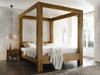 Sheesham Wood Queen Size Four-Poster Bed