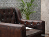 Duraster Chesterfield Colonial Brown One Seater Sofas #13