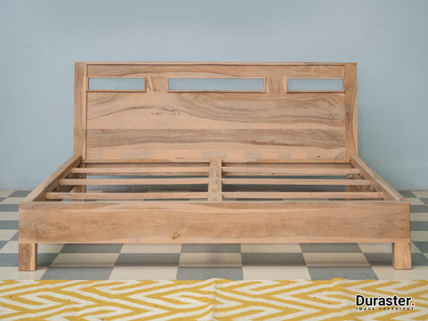 Novo Solid Sheesham wood Elegant Bed #1 - Duraster 