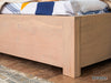 Novo Modern Sheesham Wood Single BedWith Storage #2 (36" x 72") - Duraster 