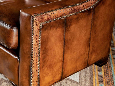 Duraster Three Seater Leather Sofa (Coffee Brown) #5
