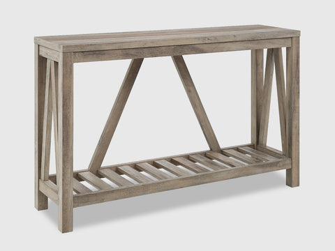 Goa Wooden Console Table (Shadow Gray)