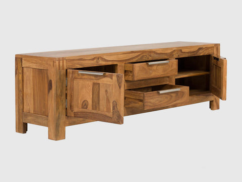 Solid Sheesham Wood TV Unit