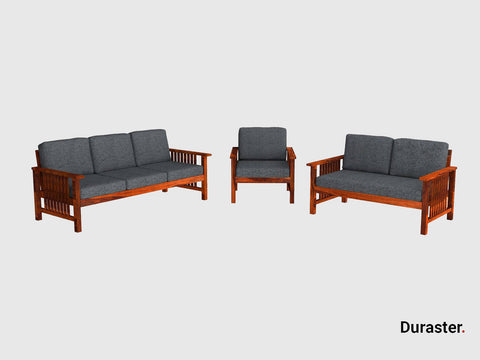 Duraster Ummed Modern Sheesham Wooden Sofa Set #2