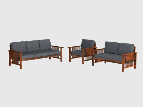 Duraster Ummed Modern Sheesham Wooden Sofa Set #2