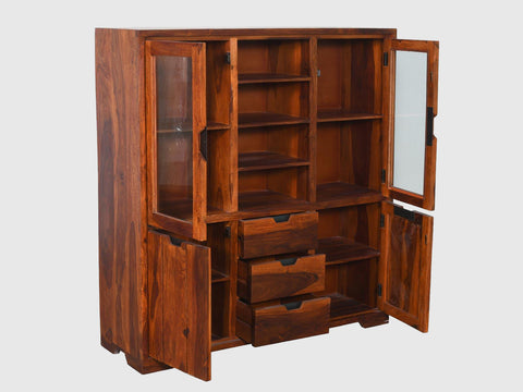 Duraster Ummed Solid Sheesham Wood Cabinet