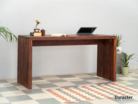 Ummed Solid Sheesham wood  Study Desk with Storage#2 - Duraster 