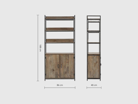 Duraster Verge Wooden Bookshelf #3
