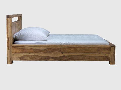 Vismit  Modern Sheesham wood Storage Bed #5
