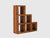 Vismit Modern Sheesham wood Cube Step Shelf #8
