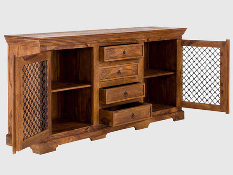 Duraster Vismit Solid Sheesham Wood Sideboard Cabinet #6