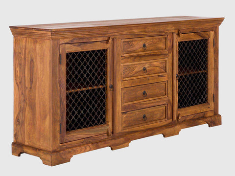 Duraster Vismit Solid Sheesham Wood Sideboard Cabinet #6