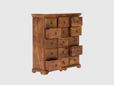 Duraster Vismit Solid Sheesham wood Chest of Drawer Cabinet #11