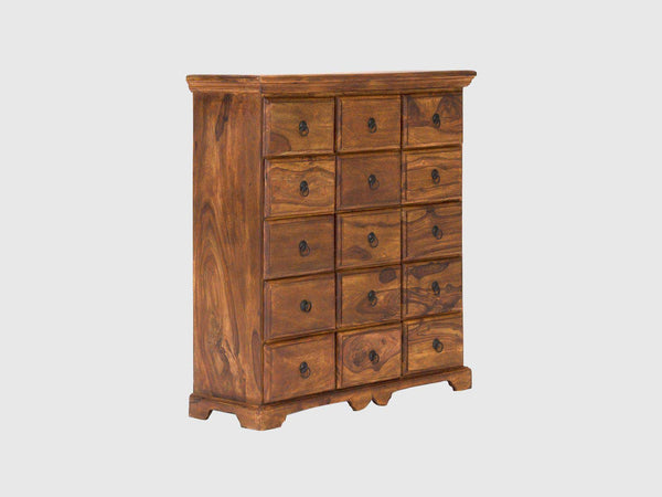 Duraster Vismit Solid Sheesham wood Chest of Drawer Cabinet #11