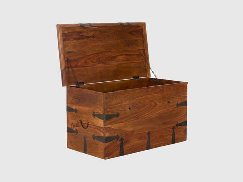 Duraster Vismit Solid Sheesham wood Colonial Style Storage Trunk / Coffee Table #6