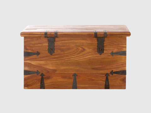 Duraster Vismit Solid Sheesham wood Colonial Style Storage Trunk / Coffee Table #6