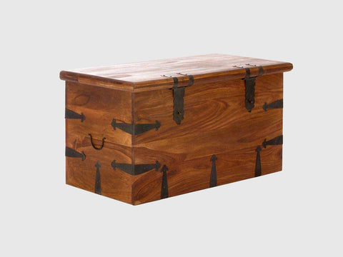 Duraster Vismit Solid Sheesham wood Colonial Style Storage Trunk / Coffee Table #6