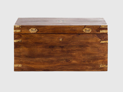 Duraster Vismit Solid Sheesham wood Storage Trunk  #8