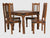 Vismit Vintage Sheesham 4 Seater Dining Set ( 4 Chairs + 1 Table) #2