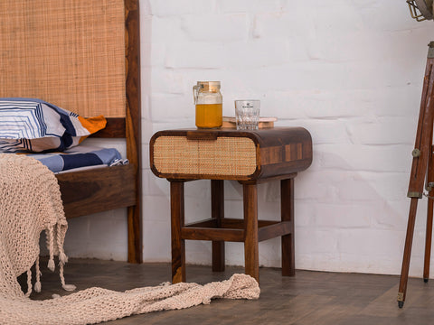 Duraster El Monte Sheesham Wood Bedside Table #2