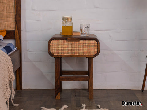 Duraster El Monte Sheesham Wood Bedside Table #2