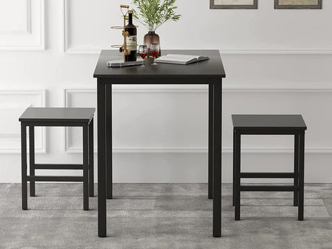 Duraster Black Marina Dining Table Set 2 Seater #6