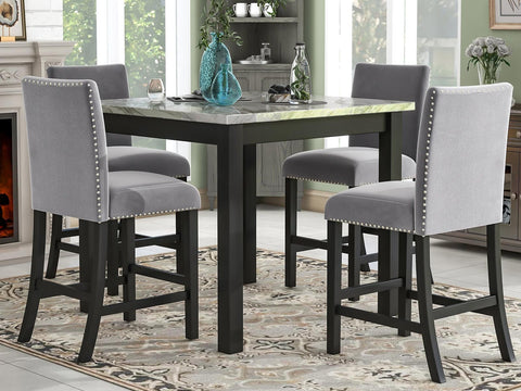 Duraster Black Marina Dining Table Set 4 Seater #21