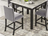 Duraster Black Marina Dining Table Set 4 Seater #21