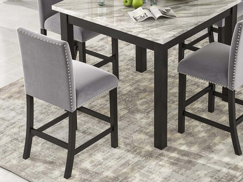 Duraster Black Marina Dining Table Set 4 Seater #21
