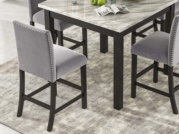 Duraster Black Marina Dining Table Set 4 Seater #21