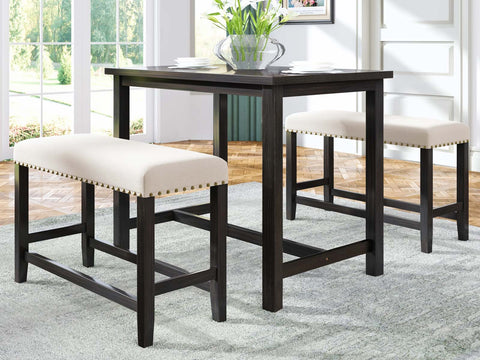 Duraster Black Marina Dining Table Set 4 Seater #15