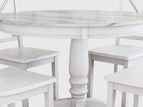 Duraster Novo Premium Marble Dining Table Set 4 Seater #24