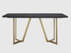Duraster Veena Dining Table Set 6 Seater with Solid Wood Top & Iron Legs #1