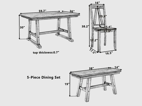 Dining Table Set 6 Seater