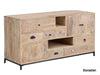 Ajenta Solid Mango wood Chest of Drawers Cabinet #1 - Duraster 