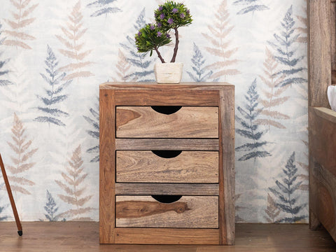 Alpaca Modern Bedside Table with Drawer