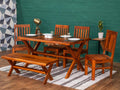 Aristocrat Solid Sheesham Wood 6 Seater Dining Set