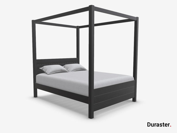 Tuscany Solid Acacia Wood Four-Poster Bed #4 - Duraster 
