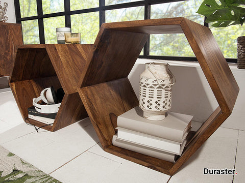 Sheesham Wood Nesting Side Tables