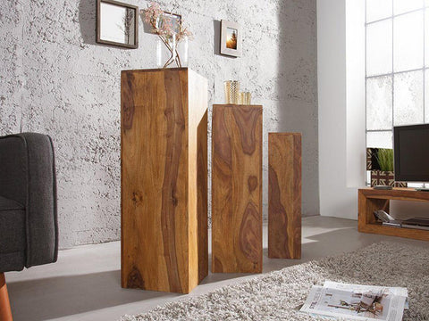 Sheesham Wood Nesting Side Tables
