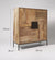 Versaw Cabinet, Mango Wood & Charcoal #6 - Duraster 