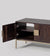 Versaw TV Stand, Dark Mango Wood & Brass #7 - Duraster 