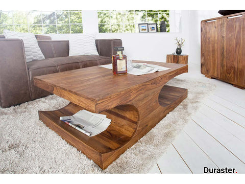 Buckingham Modern Sheesham wood Coffee Table #1 - Duraster 