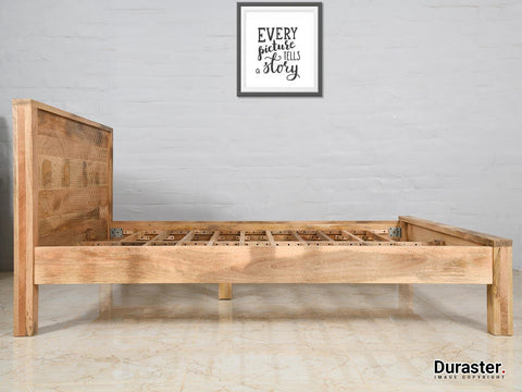 Ajenta Mango Wood Carving Bed#1 - Duraster 