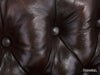 Norwich Colonial Brown Chesterfield Wing Chair #16 - Duraster 