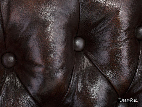 Norwich Colonial Brown Chesterfield Wing Chair #16 - Duraster 