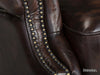 Norwich Colonial Brown Chesterfield Wing Chair #16 - Duraster 