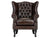 Norwich Colonial Brown Chesterfield Wing Chair #16 - Duraster 