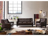 Norwich Colonial Brown Chesterfield 3 Seater Sofas #12 - Duraster 