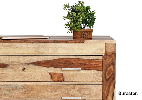 Raygoor Modern Sheesham wood Chest of Drawer#2 - Duraster 